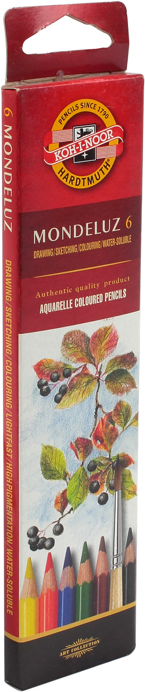 Карандаши цветные 6 цветов акварельные Aquarelle 3715