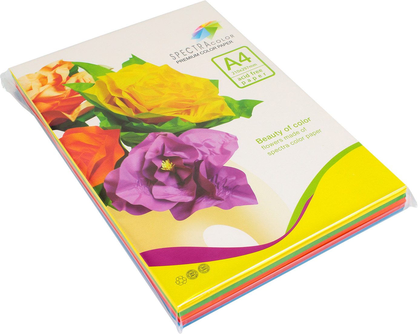 Папір кольоровий А4 80г/м2 інтенсив 5×50 Spectra Color-Rainbow Pack Deep IT 82 A 250 шт