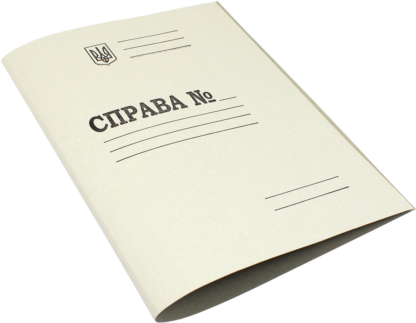 Папка Справа Тризуб А4 картонна