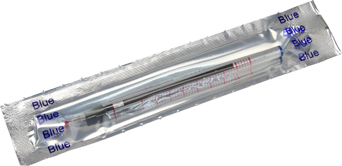 Стрижень кульковий 1W Writometer ball 118мм 10км синій