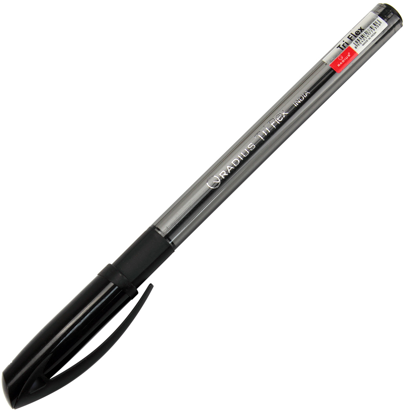 Ручка шариковая Tri Flex тонированная черная 9306