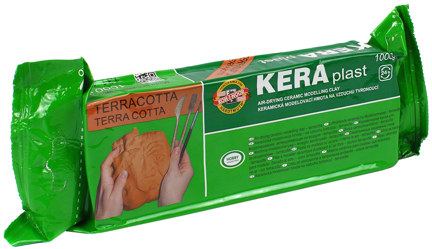 Пластилін Keraplast 1000г теракотовий 131707