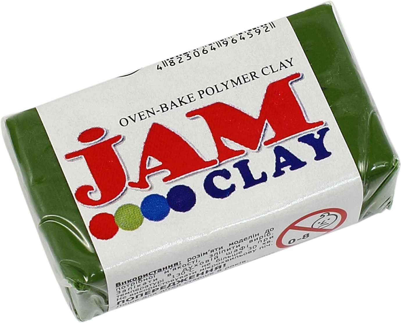 Глина полімерна Jam Clay Оливка 20г