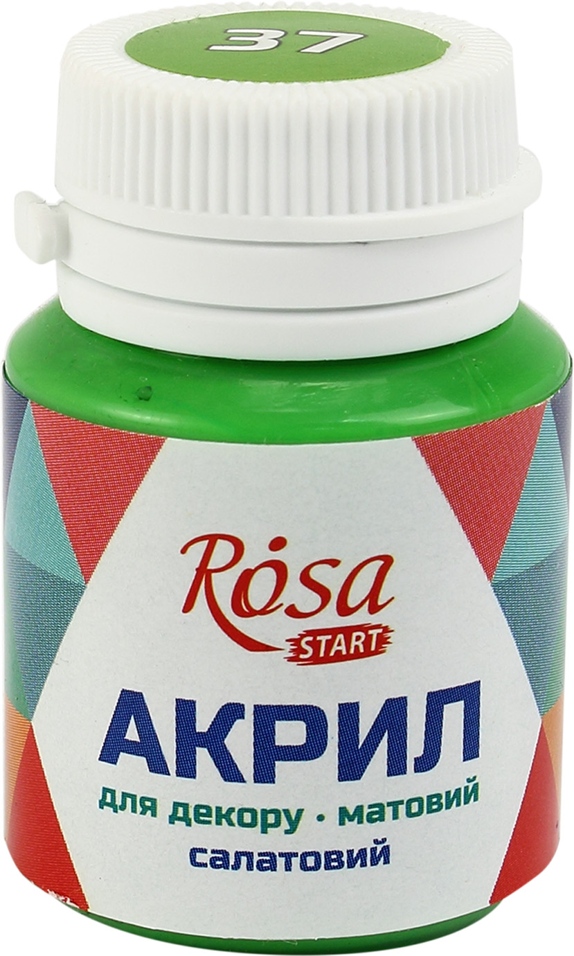 Акрил для декору Rosa Start 20мл матовий салатовий