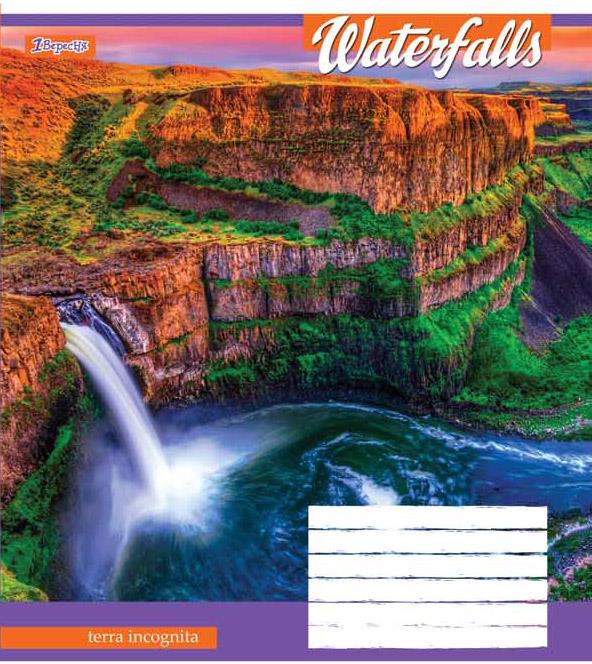 Зошит 1 Вересня 60 аркушів лінія Waterfalls-2018 762826