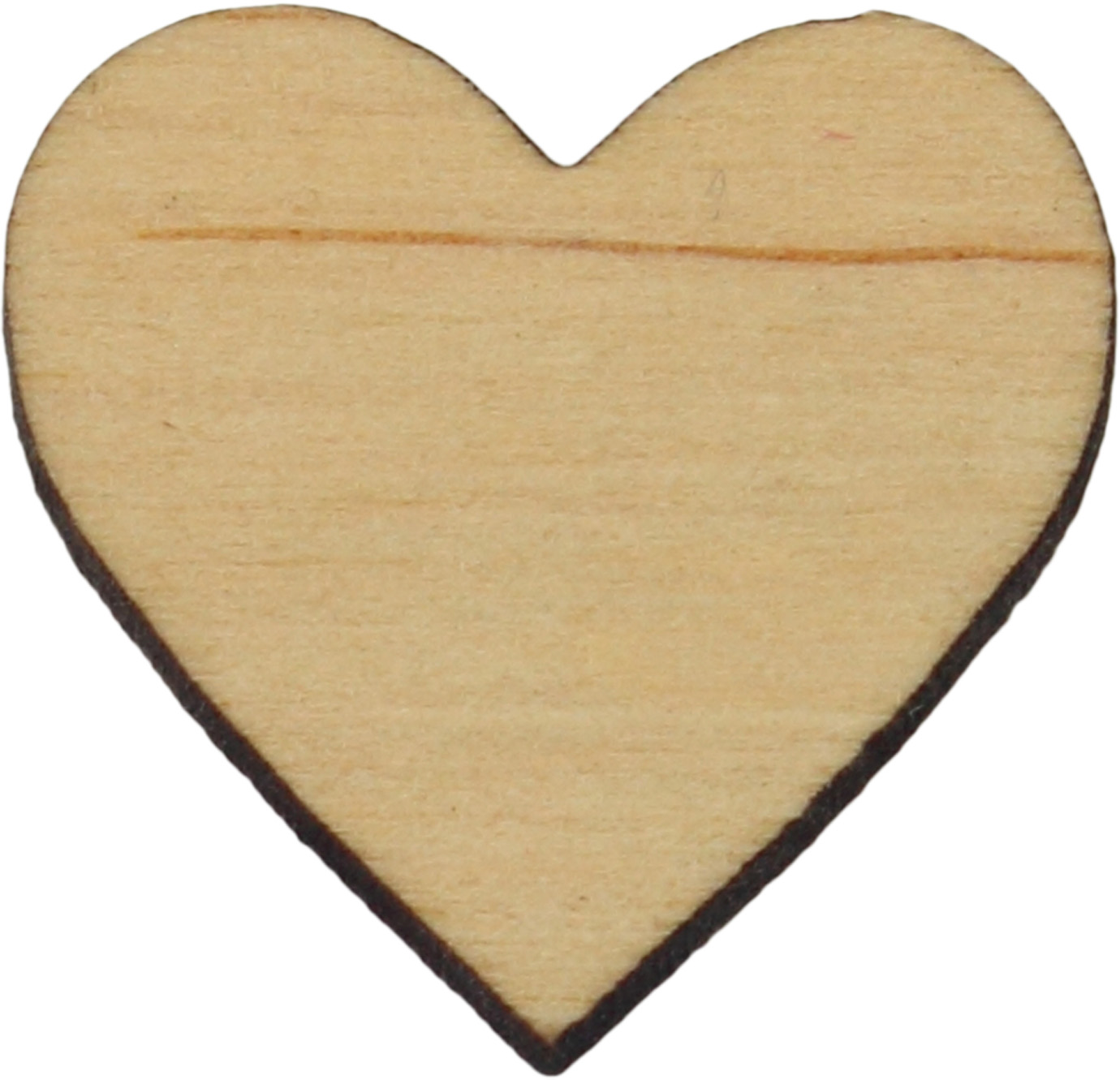 Серце 2,5×3 см фанера
