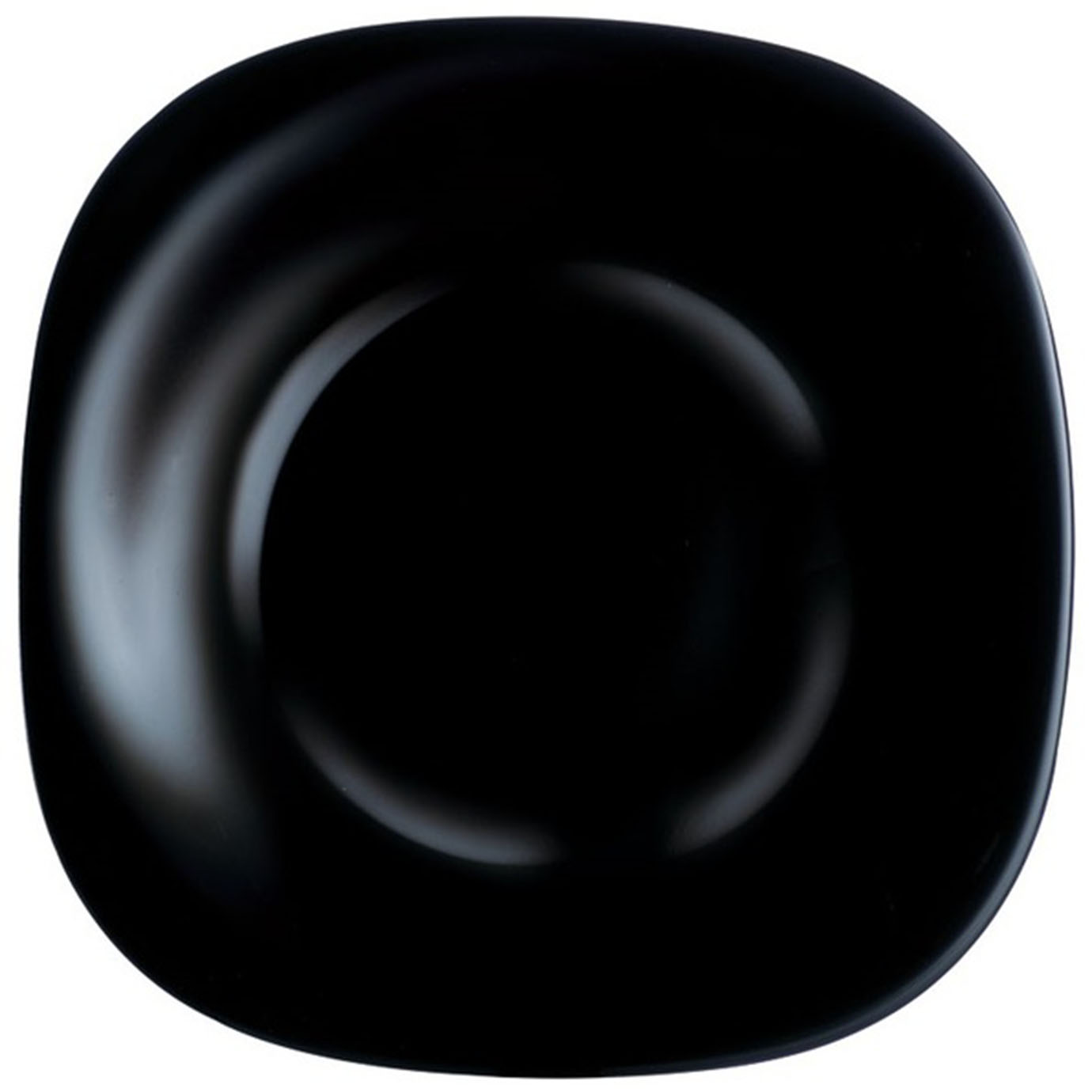 Тарілка десертна скло Carine Black 19 см