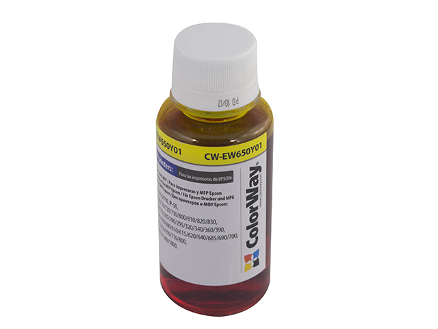 Чорнило Epson TX650/EW650Y 100 мл yellow
