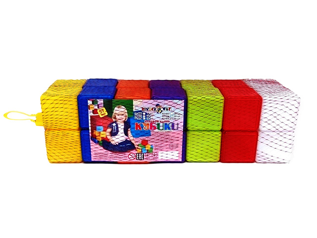 Кубики Kinder Way 6×6×6см 28 шт, в сітці
