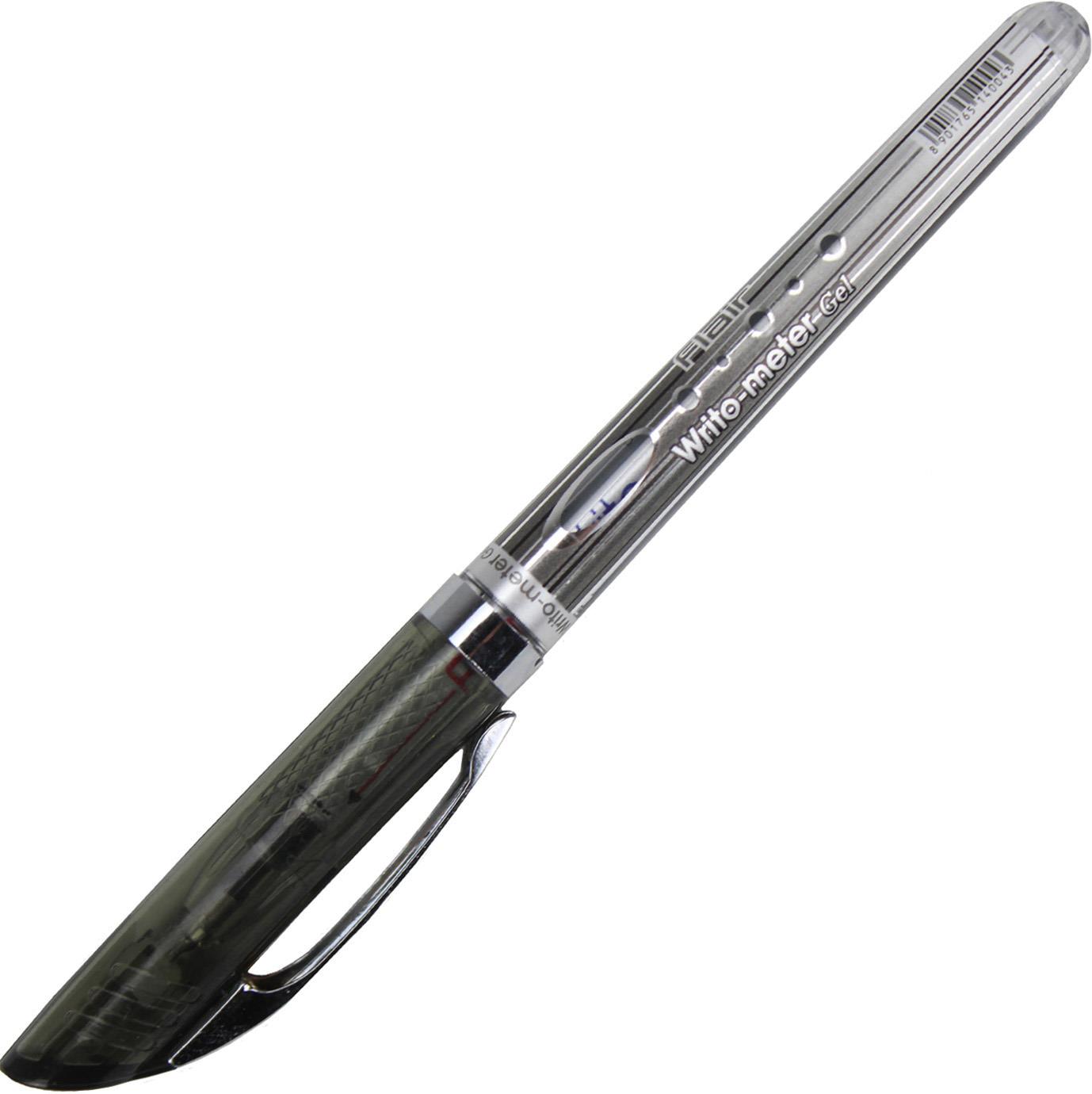 Ручка гелева Writometer gel 0,5мм чорна 747A=825