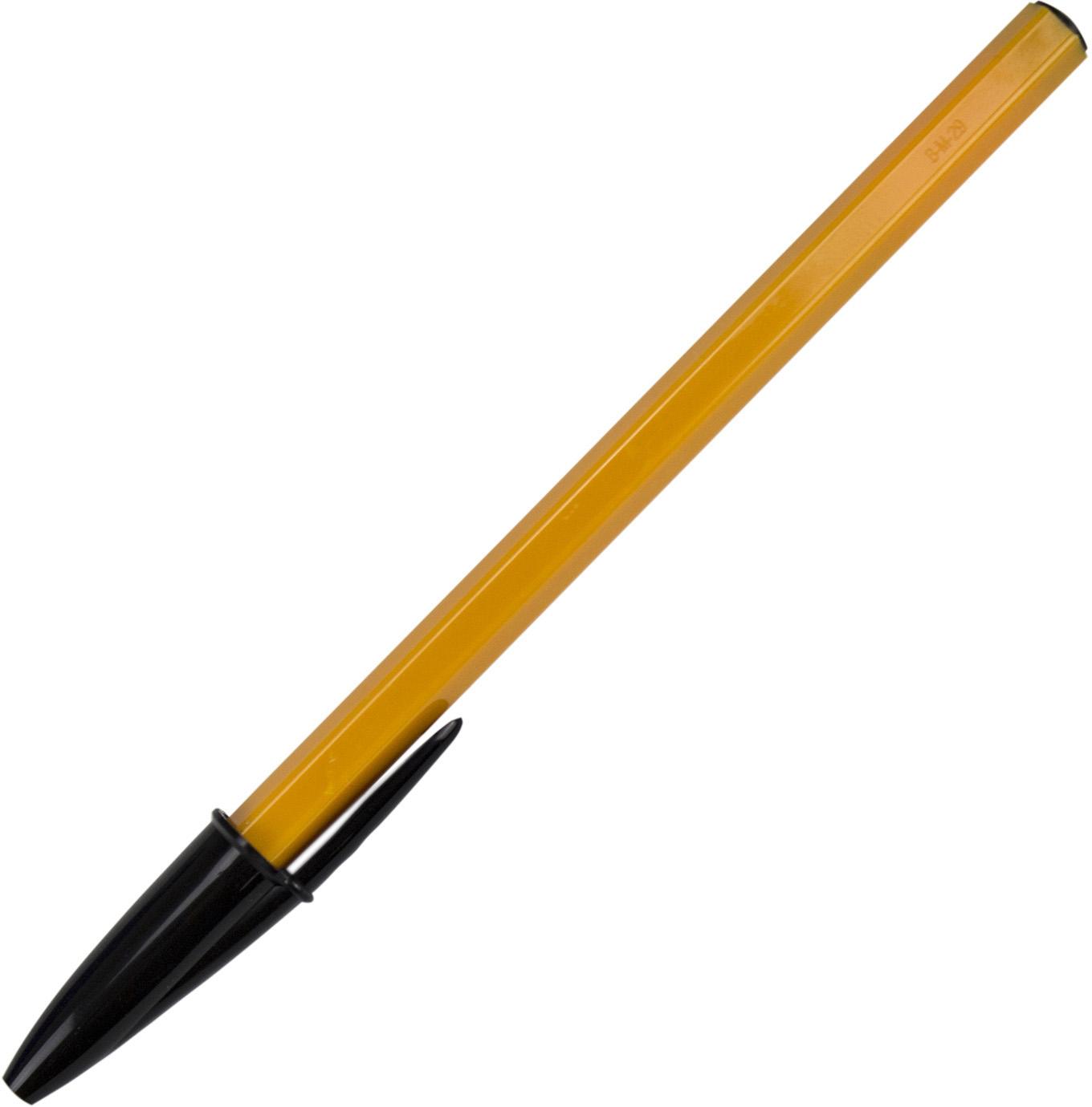 Ручка кулькова Orange 3км чорна