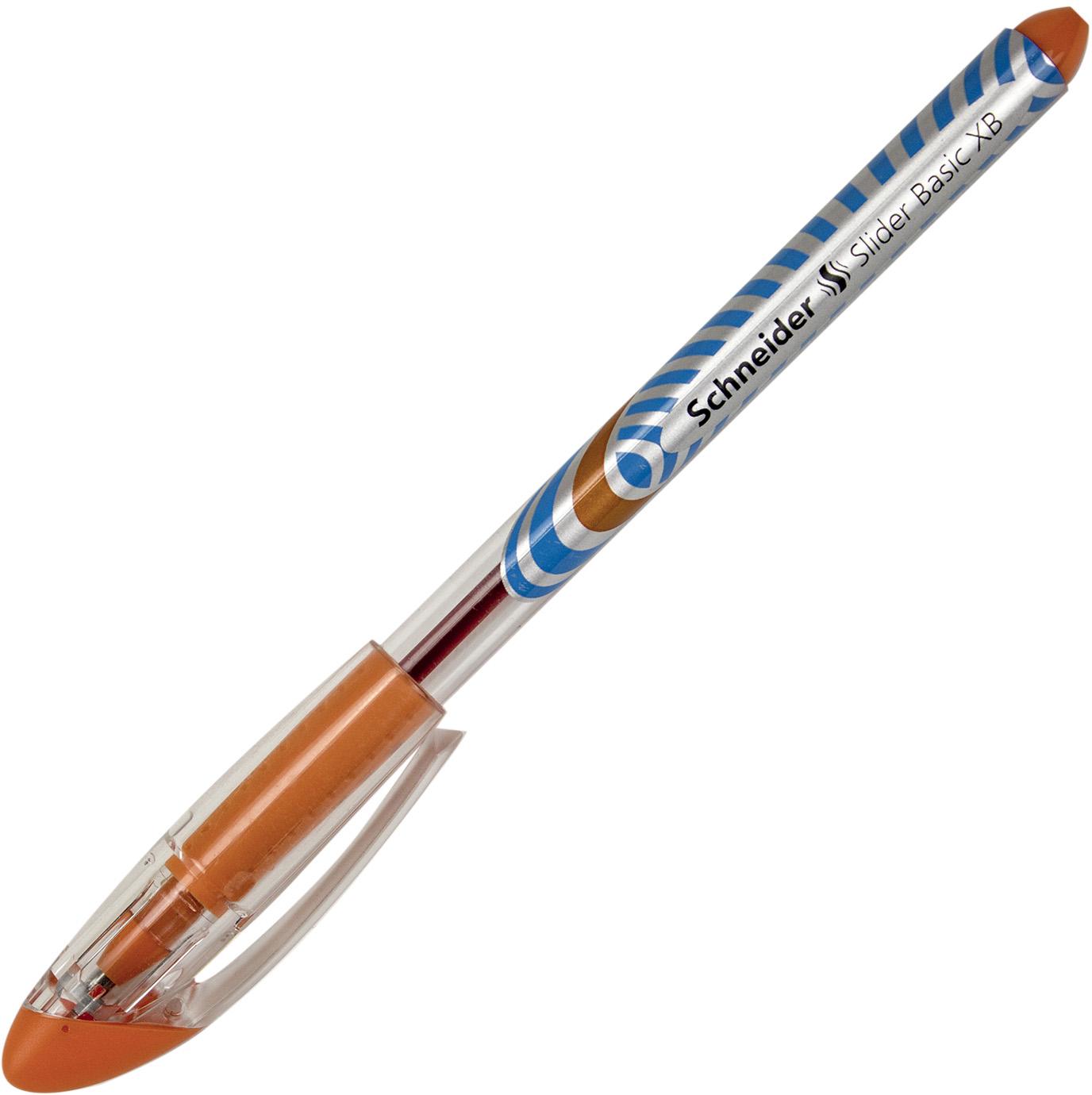 Ручка масляна кулькова Ballpoint pen Slider Basic XB помаранчева 151206