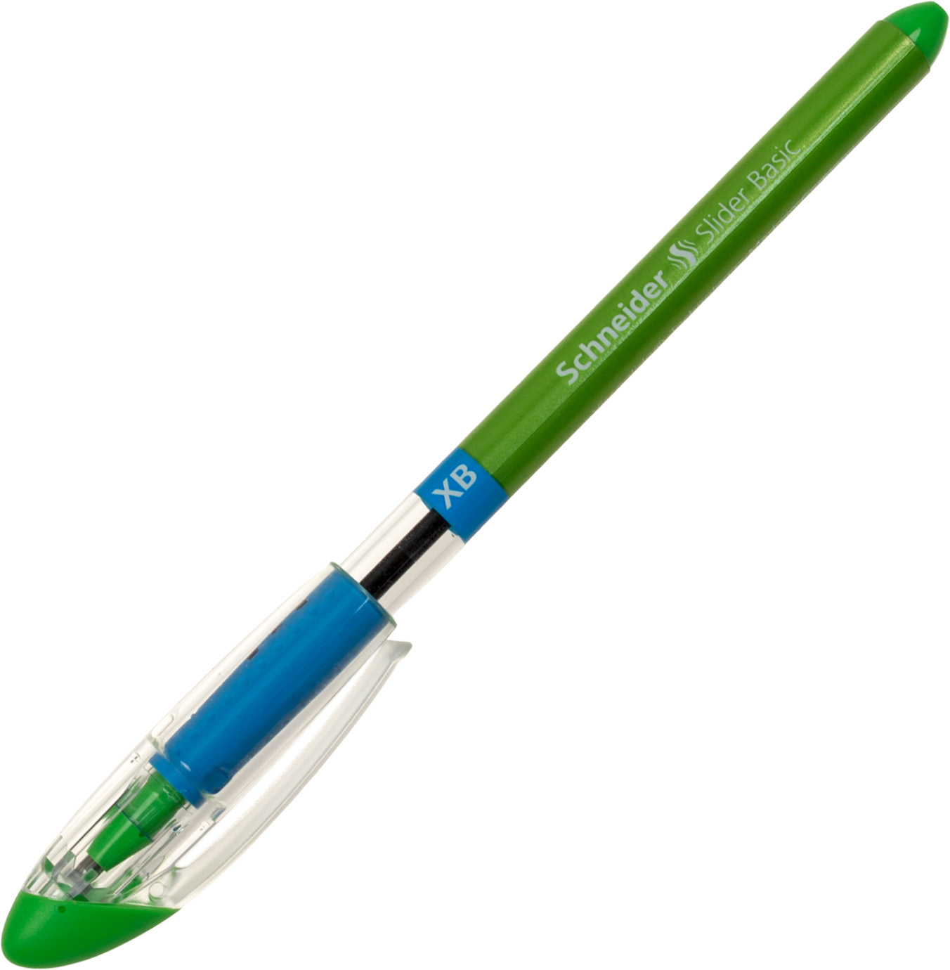 Ручка масляна кулькова Ballpoint pen Slider Basic XB світло-зелена 151211