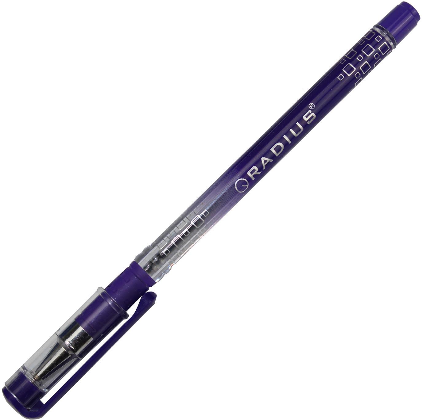 Ручка шариковая I-pen 0,7мм фиолетовая полупрозрачный корпус, картонная упаковка 0184