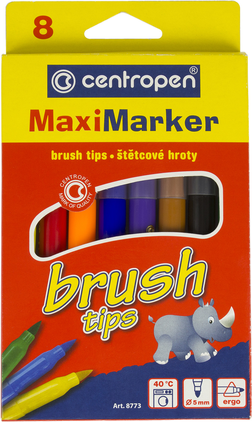 Фломастери Brush 8 кольорів
