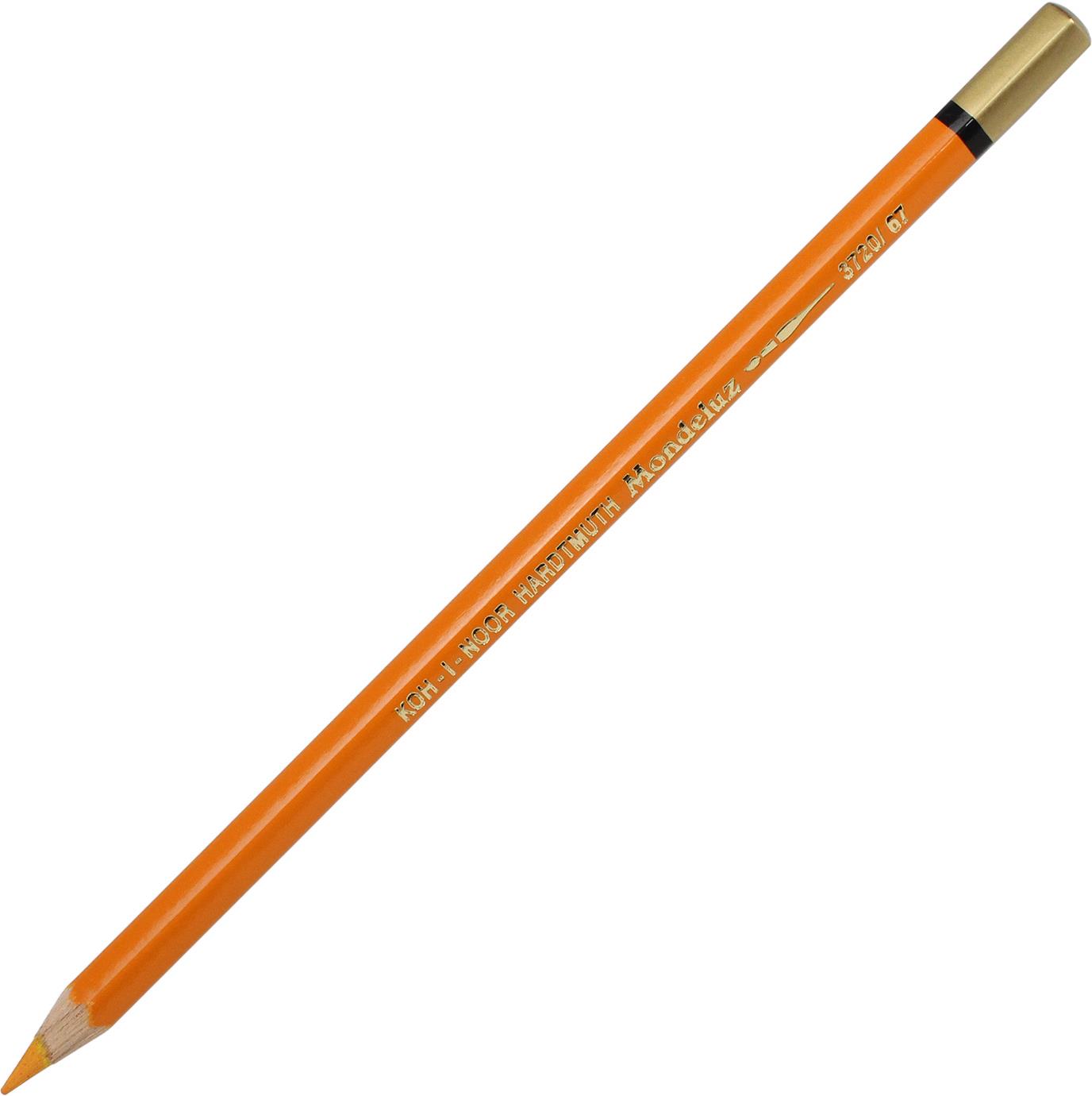 Олівець кольоровий акварельний Mondeluz yellowish orange/жовто-помаранчевий