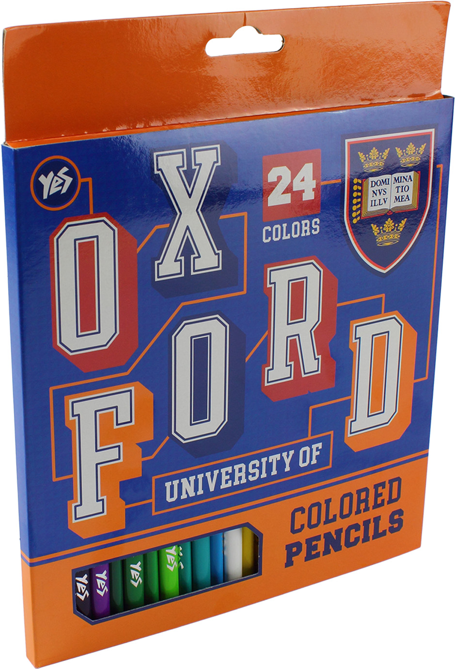 Олівці кольорові 24 кольори Oxford (blue) 290468