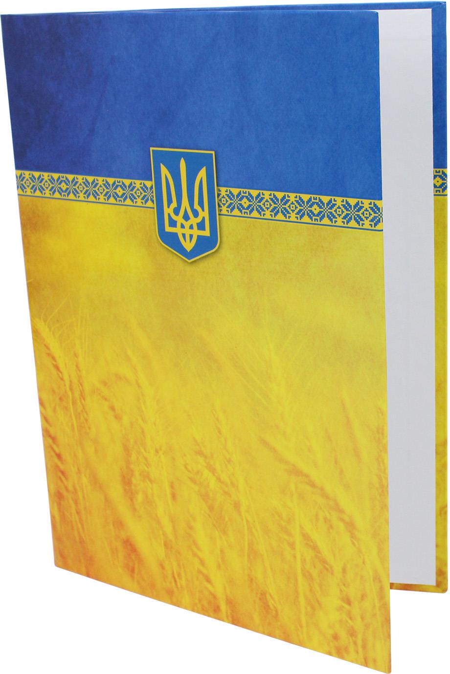 Папка До підпису А4 жовто-блакитна