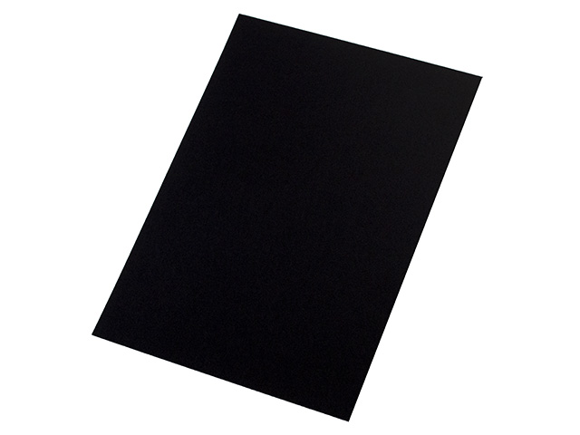 Папір для дизайну Elle Erre 15 A4 (21×29,7см) 220г/м2 дві текстури nero/чорний