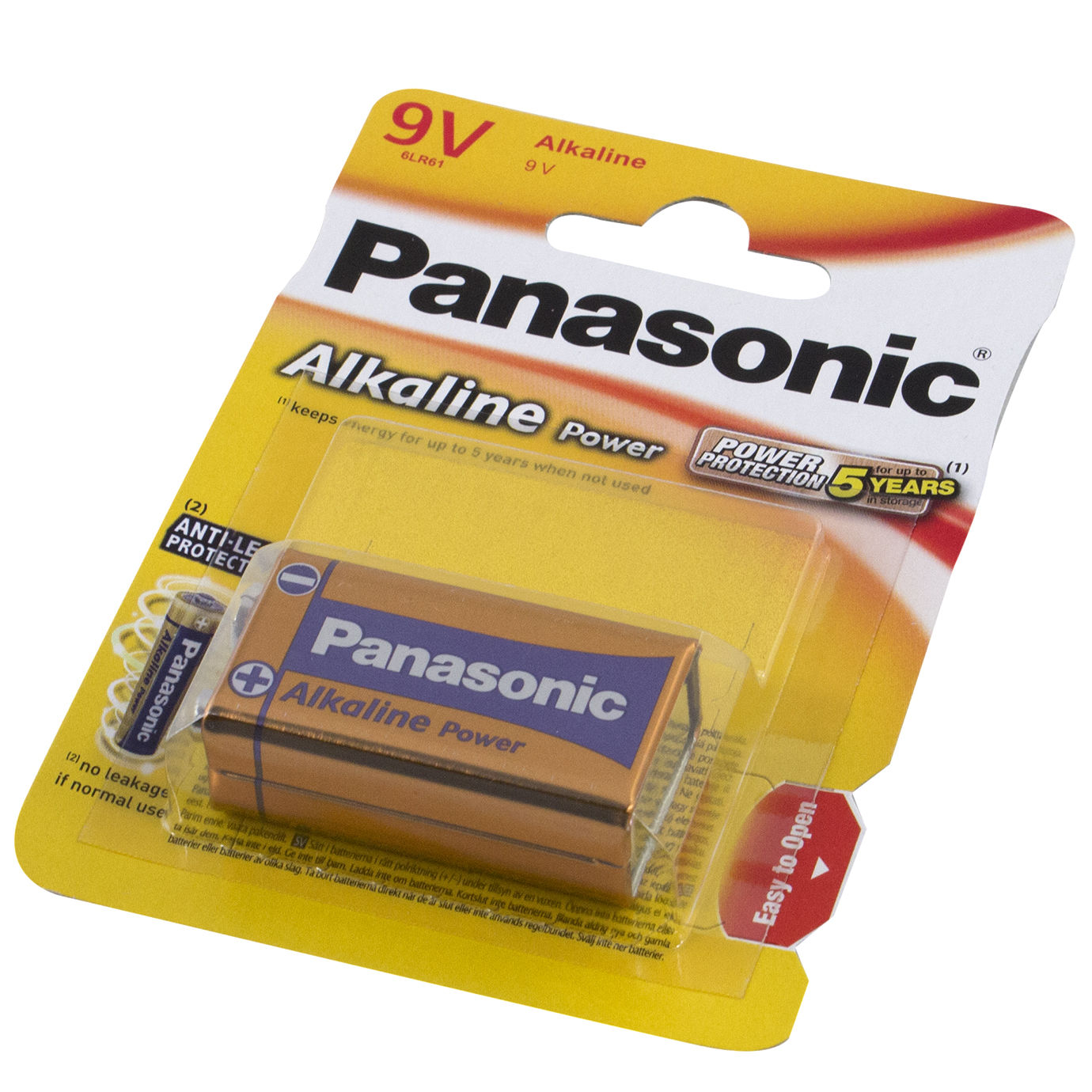 Батарейка Алкалайн 6LR61/1bl крона Alkalaine Power Bro