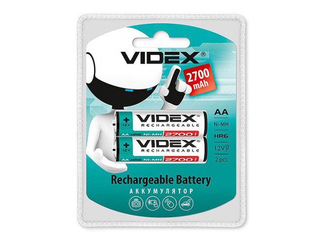 Акумулятори (HR-06,2700 mAh) блістер 2 шт