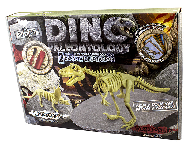 Набір для проведення розкопок DankoToys Dino Paleontology DP-01-01,02,03,04,05