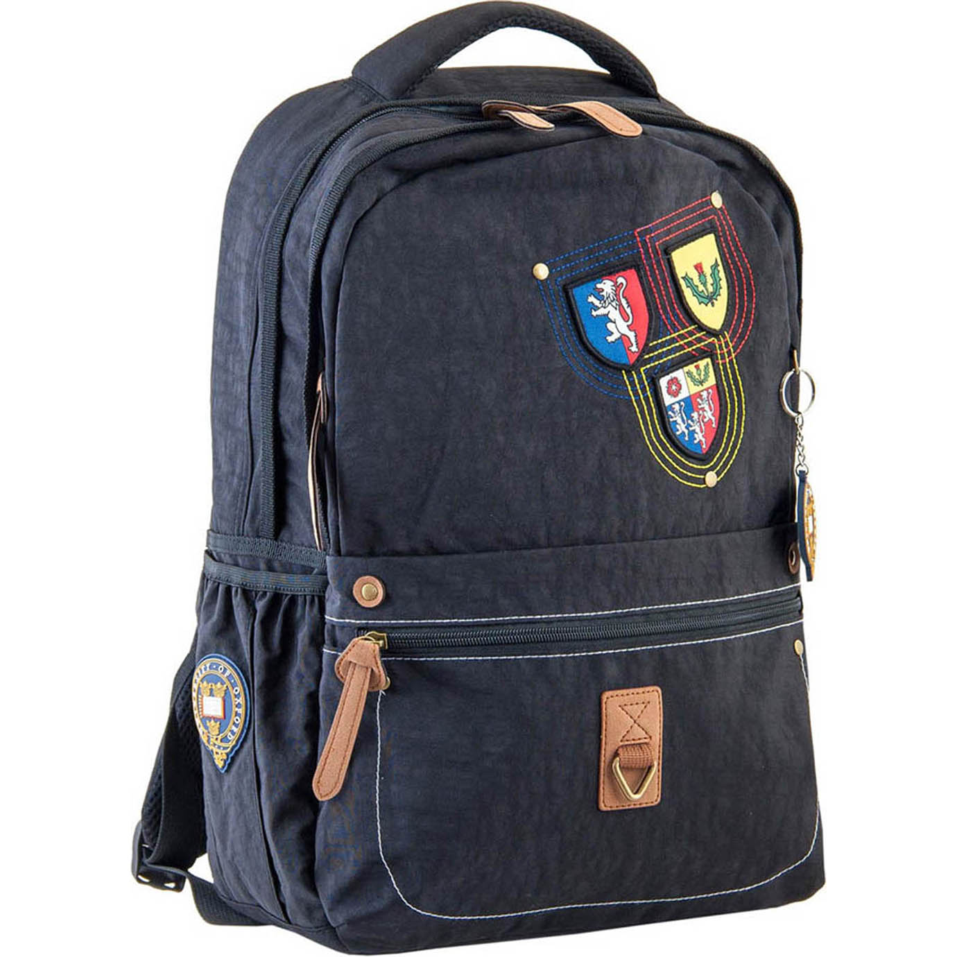 Рюкзак Oxford 2 відділення, 4 кишені, чорний 28,5×44,5×13,5 см