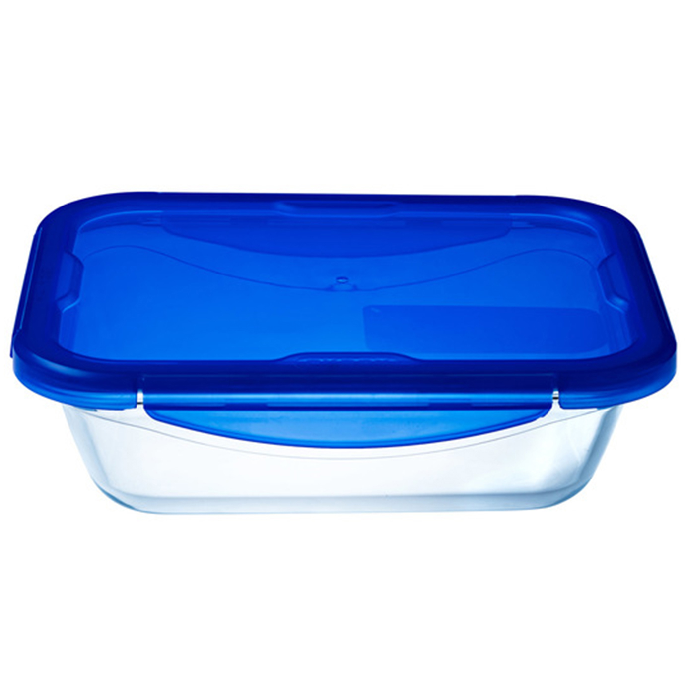 Форма для запікання скло прямокутна PurexCK&GO з кришкою 0,8 л 20×15×5см 75057