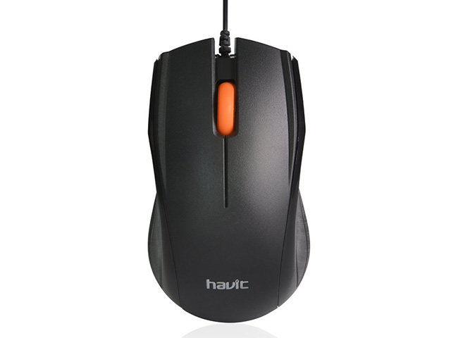Мишка HV-MS689 USB grey