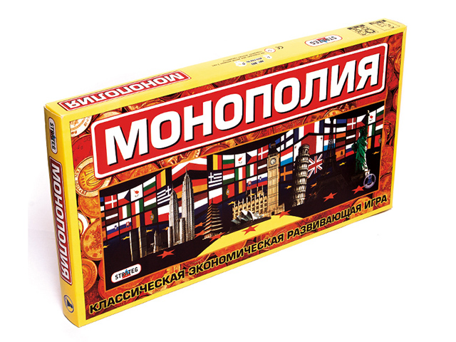 Гра Монополія Стратег 693 велика (українською/російською) 50×27×4см у коробці