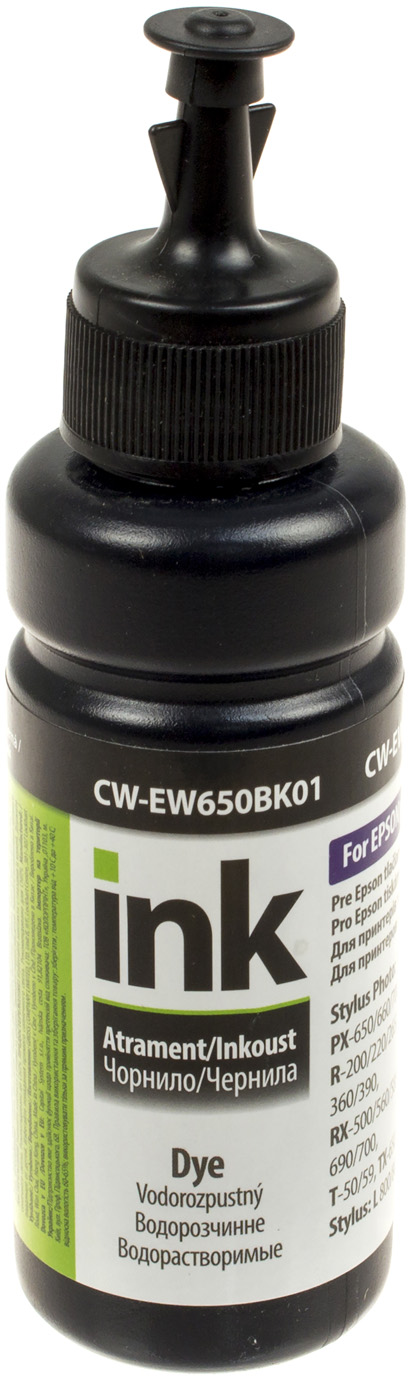 Чорнило Epson TX650/EW650Bk 100мл black
