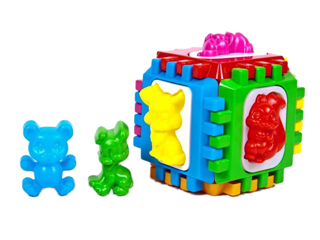 Куб-сортер Kinder Way 14×14×14см вкладки в кульку