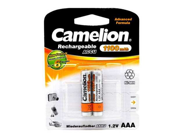 Акумулятори Ni-Mh (R-03,1100 mAh) блістер 2 шт