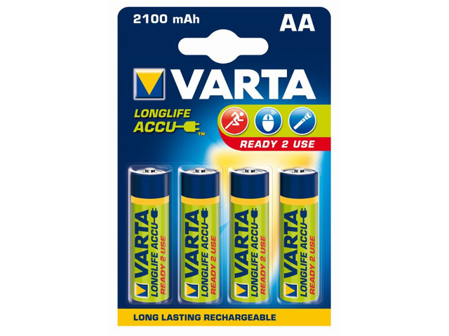 Акумулятори Ni-Mh (R-06,2100 mAh) блістер 4 шт