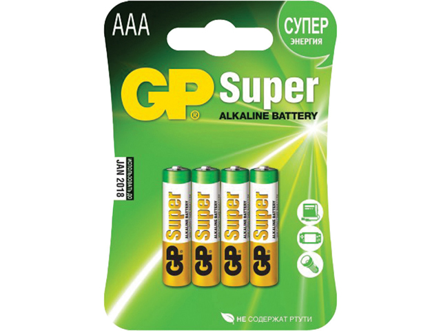 Батарейки Super 15A-2UE4 LR-06 блістер 4 шт