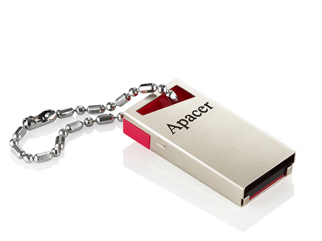 Флеш-пам`ять 16GB AH112 USB 2.0 red/crystal
