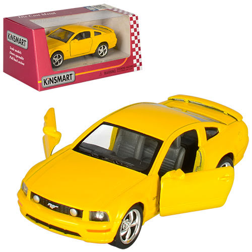 Машина металева Ford Mustang в коробці 16×8,5×7,5см