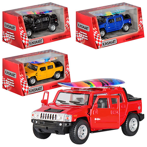 Машина металева Hummer H2 Surfboard в коробці