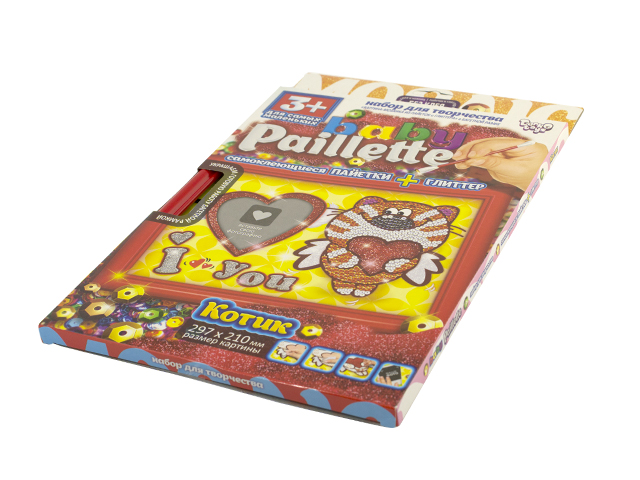 Набір для творчості DankoToys Baby Paillette глітер+паєтка