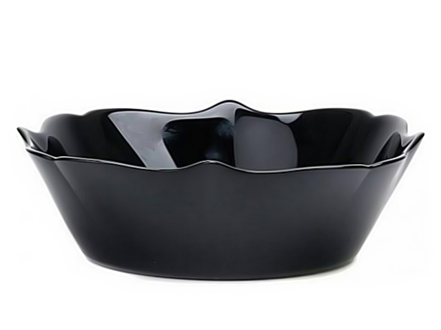 Салатник скло Authentic Black 12см квадратний