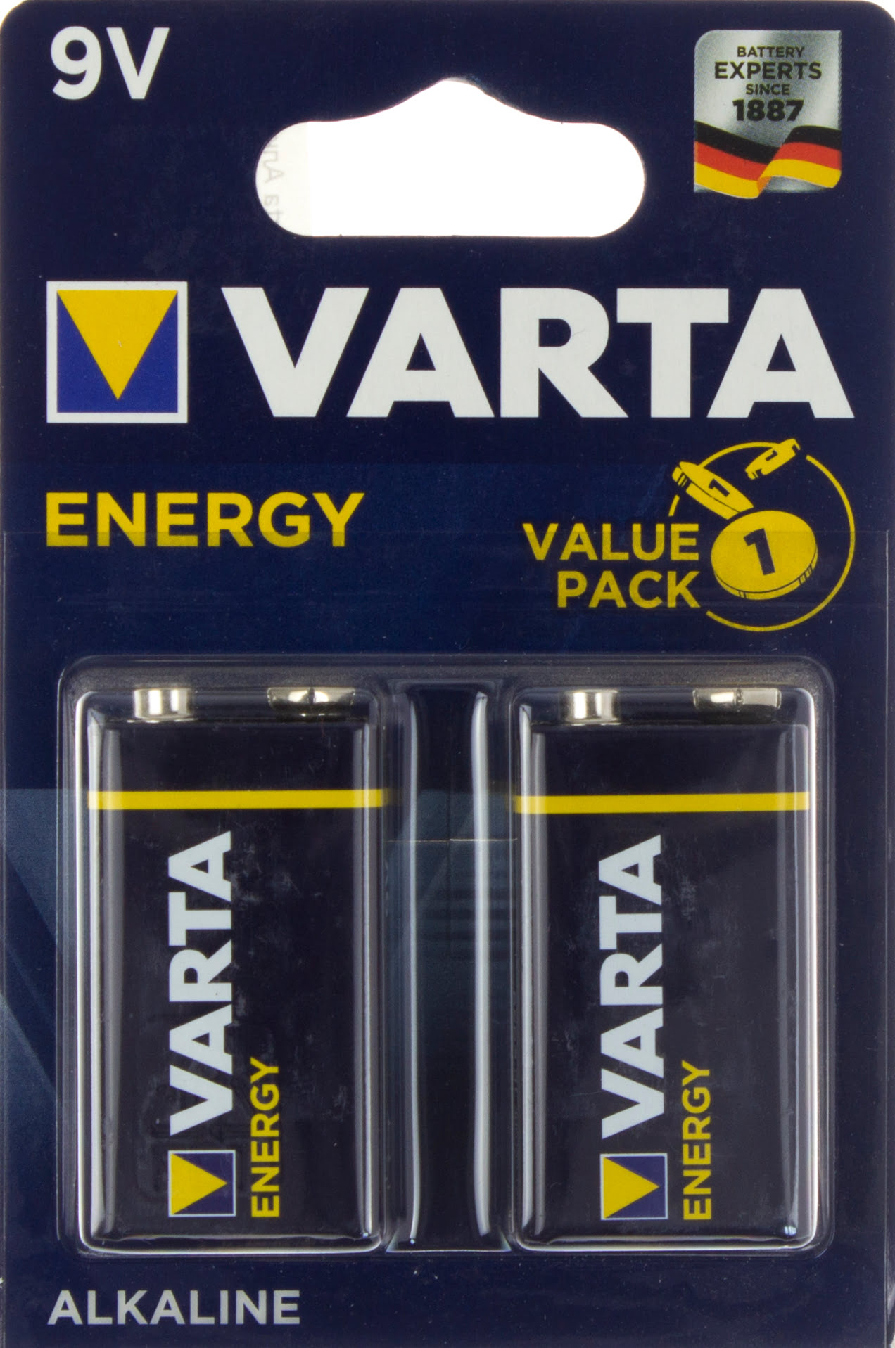 Батарейка Алкалайн 6LR61/2bl energy крона
