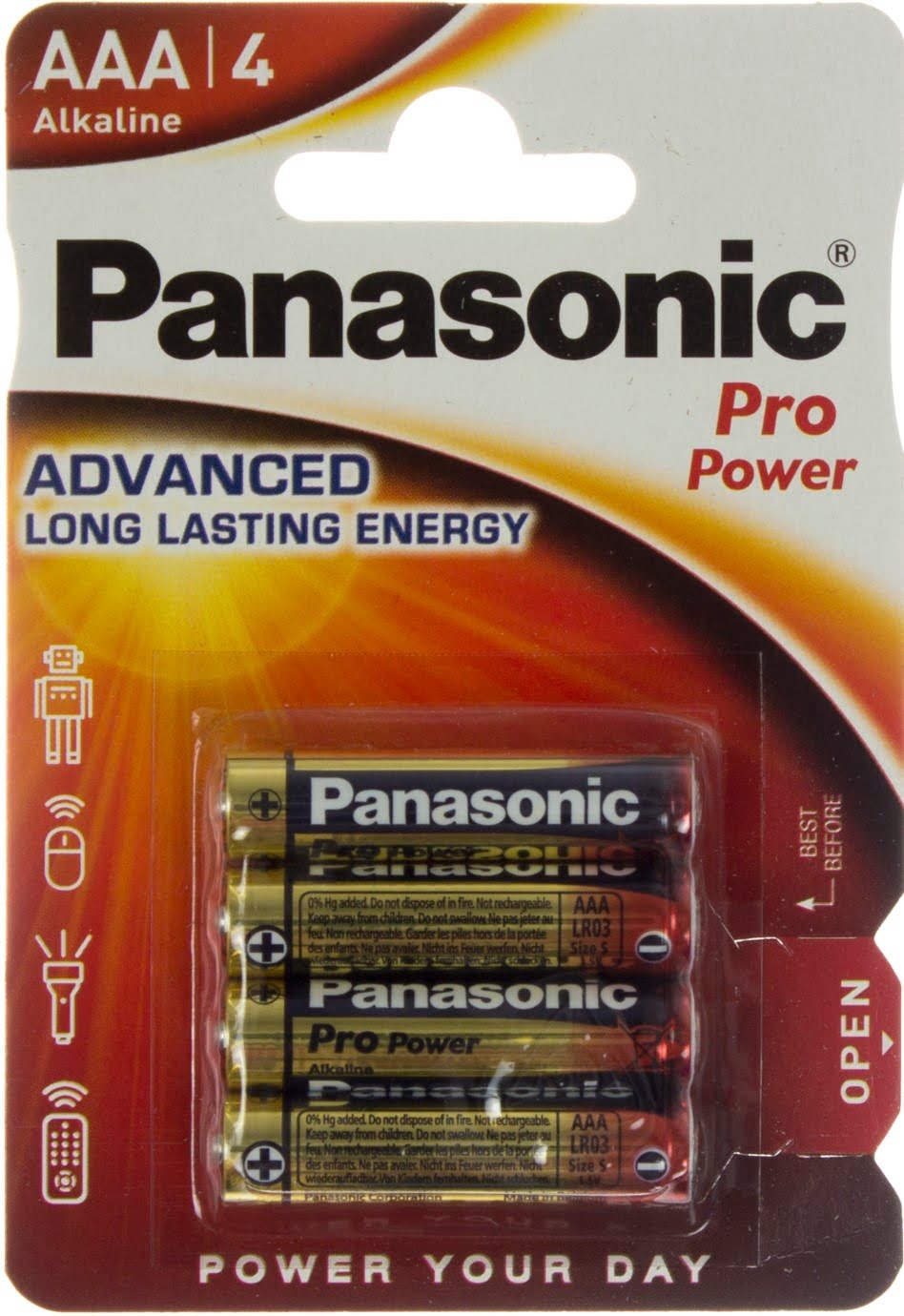 Батарейки Pro Power LR-03 блістер 4 шт