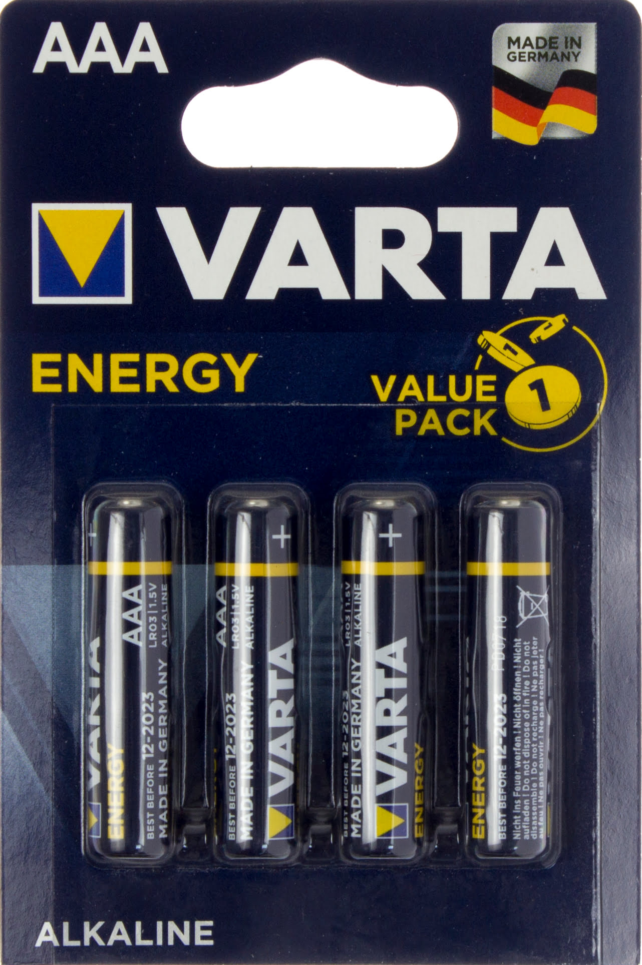 Батарейки energy LR-03 блістер 4 шт