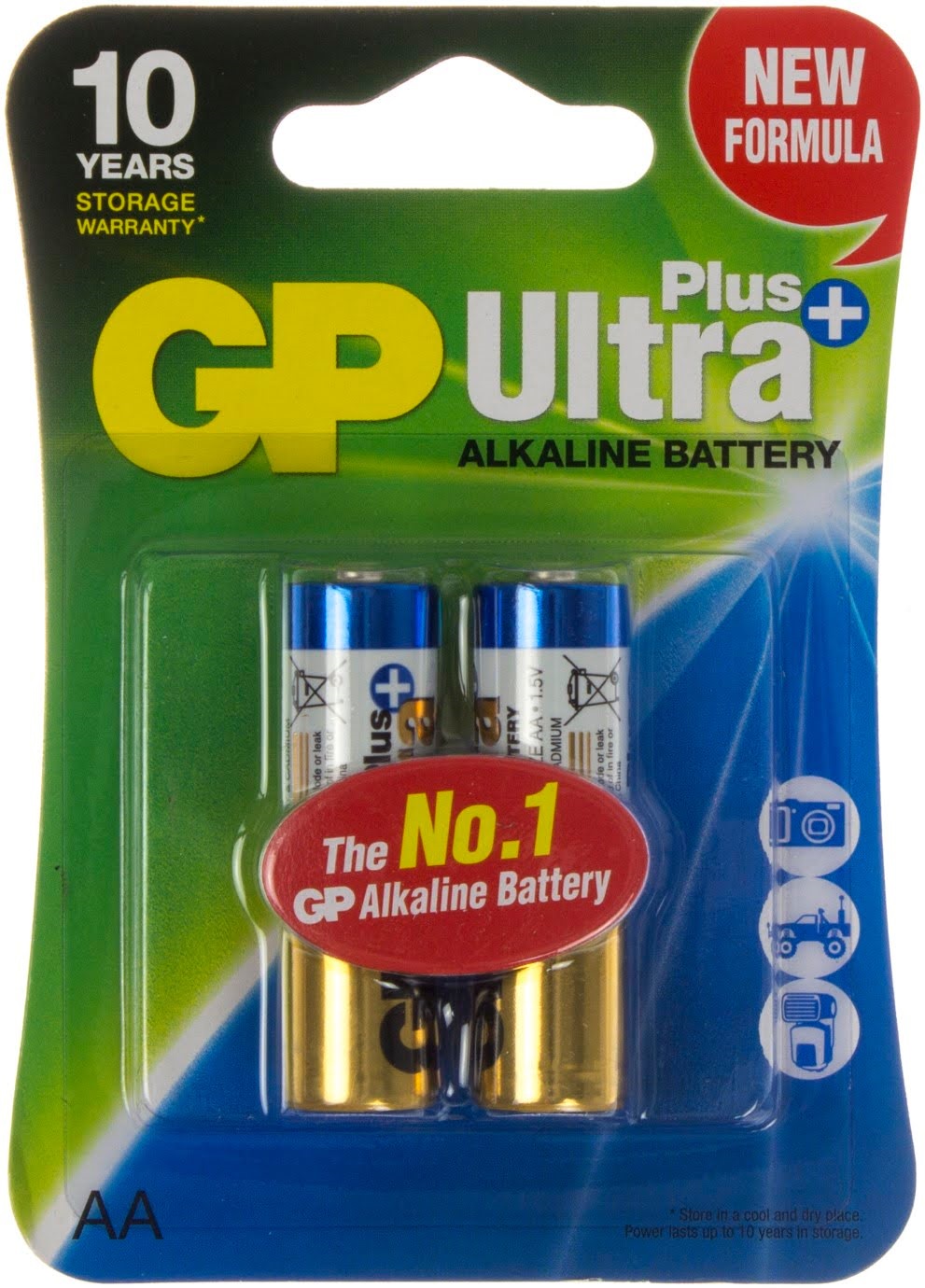 Батарейки Ultra Plus 15AUP-U2 LR-06 блістер 2 шт