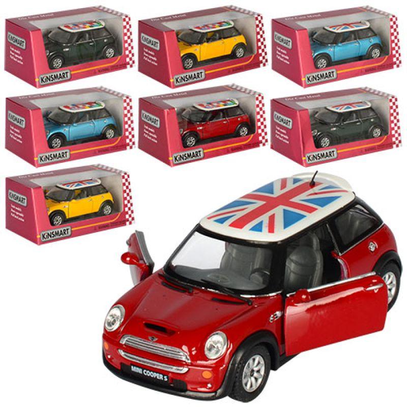 Машина металева Mini Cooper S в коробці