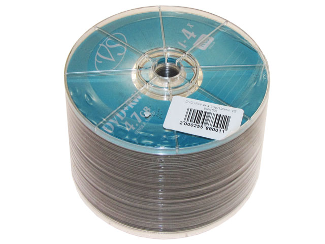 DVD+RW VS 4×4.7Gb bulk