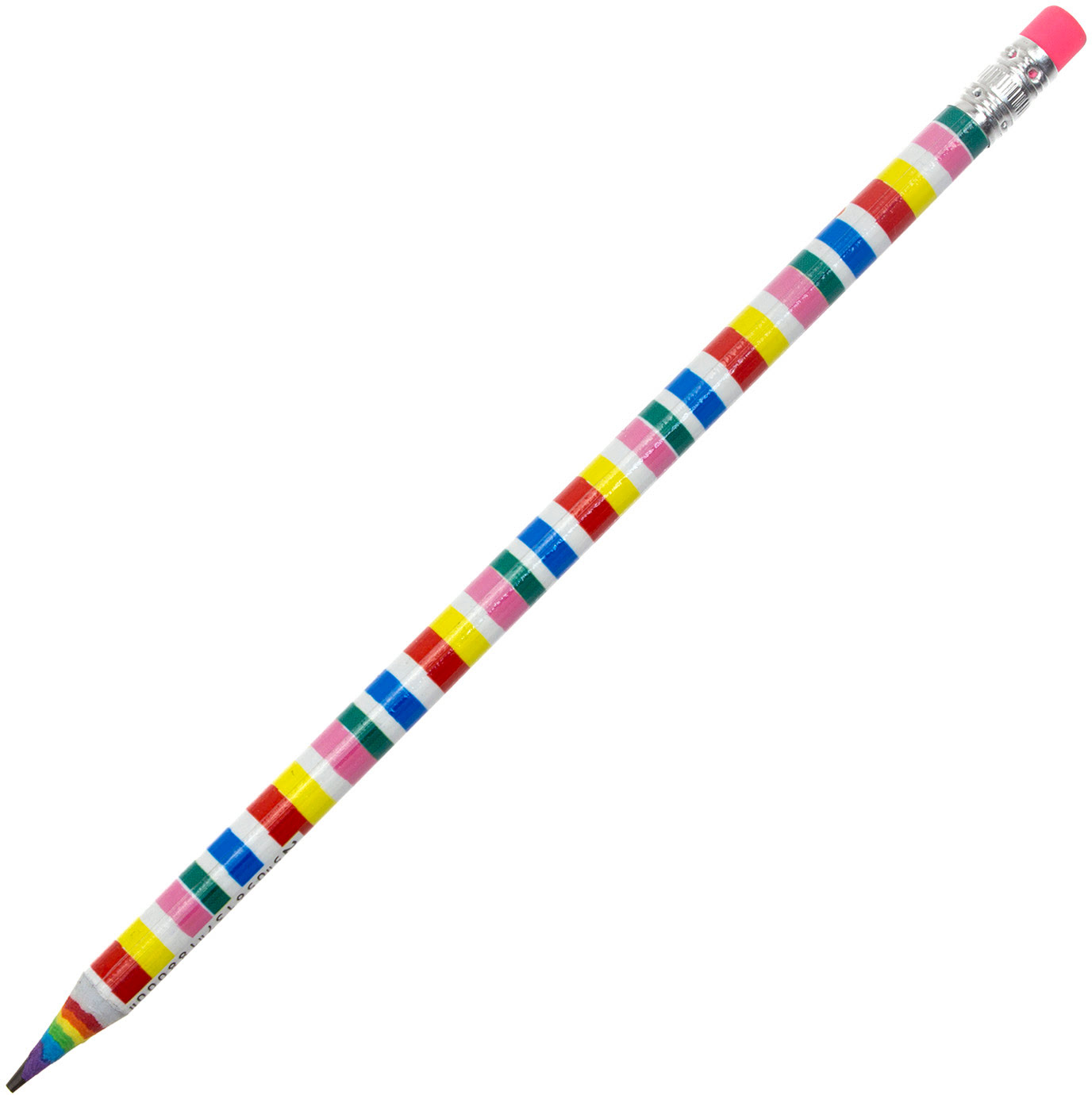 Олівець чорнографітний Happy colours Еко круглий паперовий в тубусі 280550