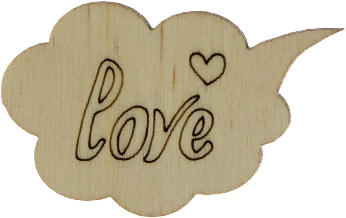 Заготовка фанера Хмаринка Love 4×6 см