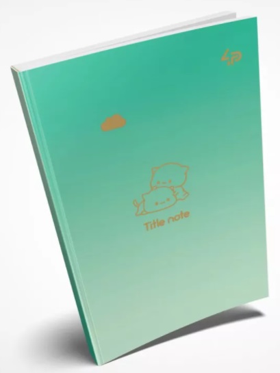 Блокнот B6 96 аркушів Gradient Title note cat 901753