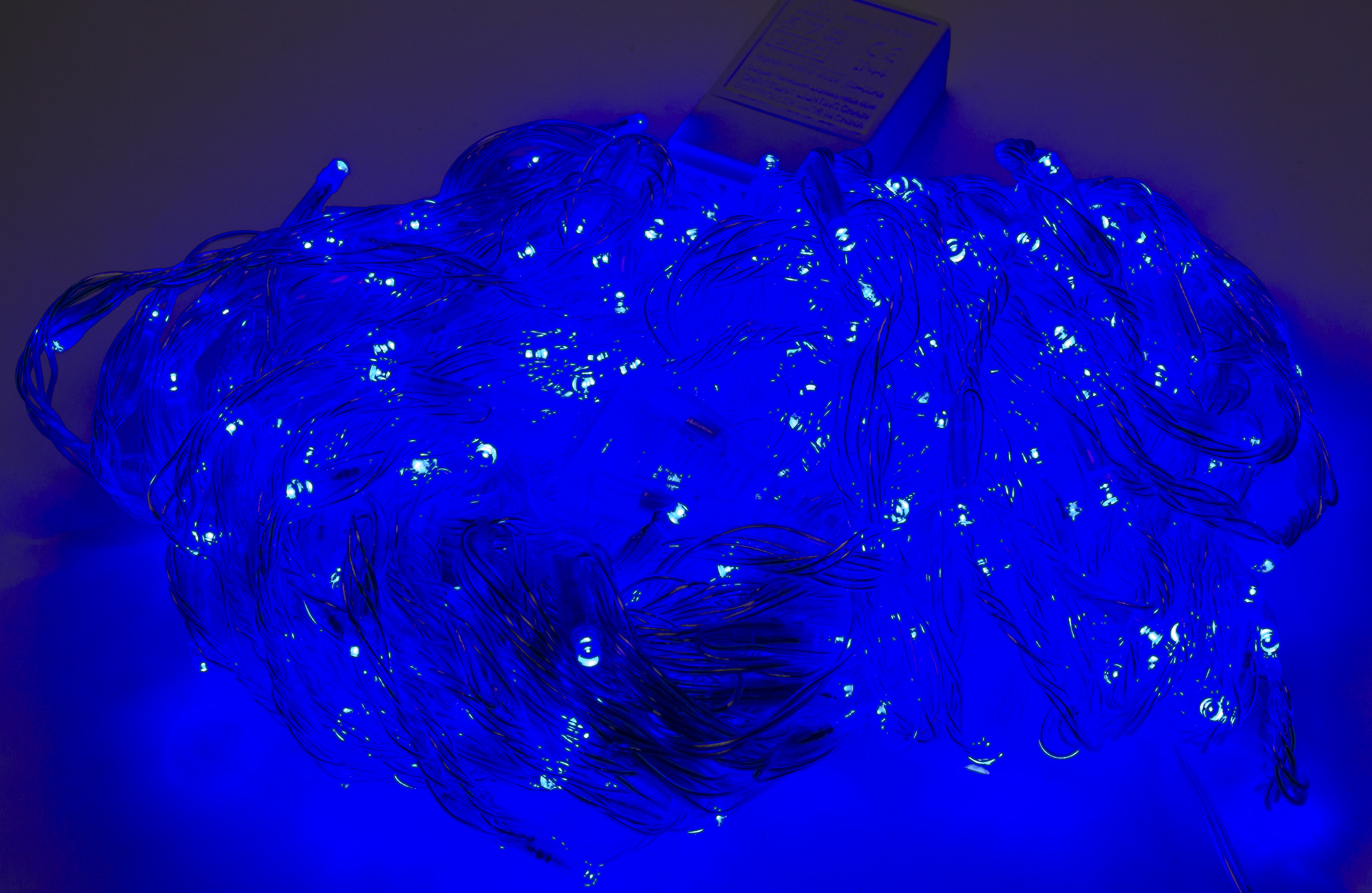 Гірлянда-водоспад електрична 400 LED синій L-3 м H-2 м